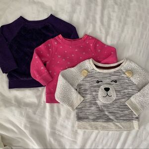 3 Cat&Jack Sweatshirts